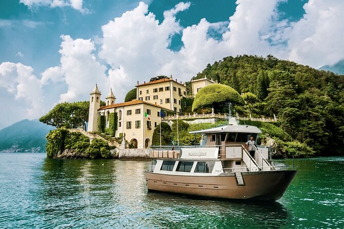 Escursione di un giorno sul Lago di Como e Bellagio con crociera in barca da Milano