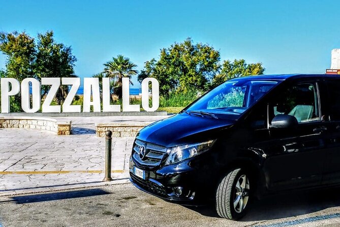 TAXI dal porto di Pozzallo a SIRACUSA con tour Opzione o viceversa