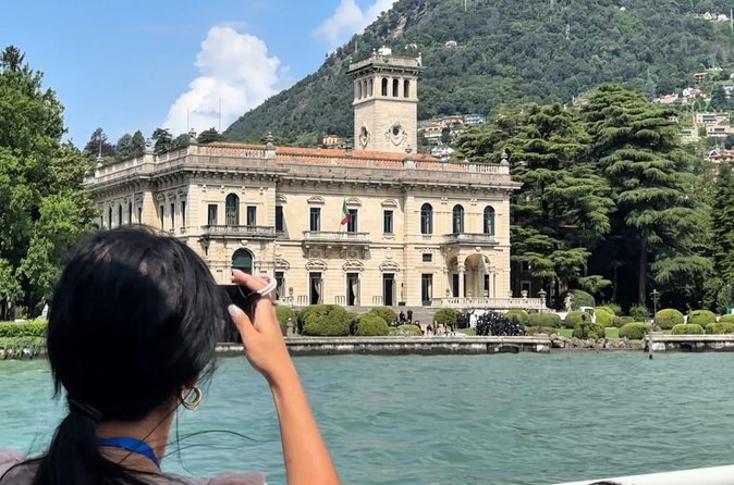 Piccoli Gruppi Lago di Como & Lugano: 2 Paesi in 1 Giorno, Crociera in Barca