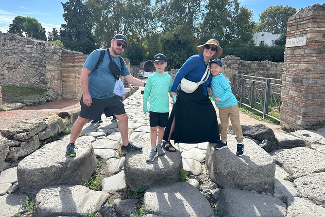 Tour salta fila di Pompei per bambini con un archeologo