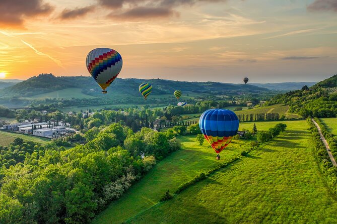 Volo in mongolfiera sulle colline del Chianti