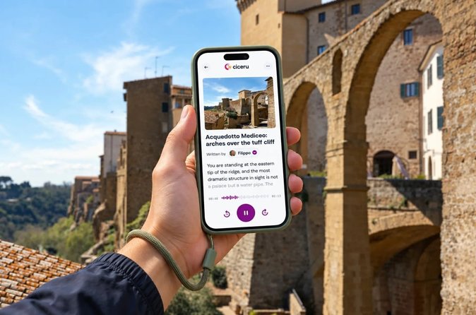 Tour audio guidato di Pitigliano con quiz