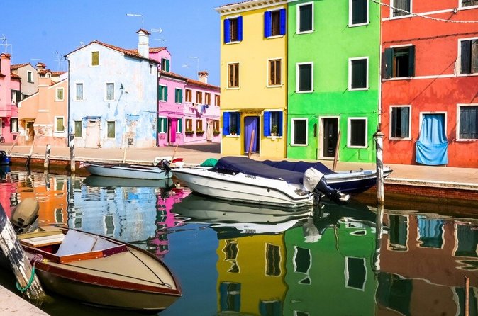 Tour di mezza giornata a Murano e Burano in barca privata