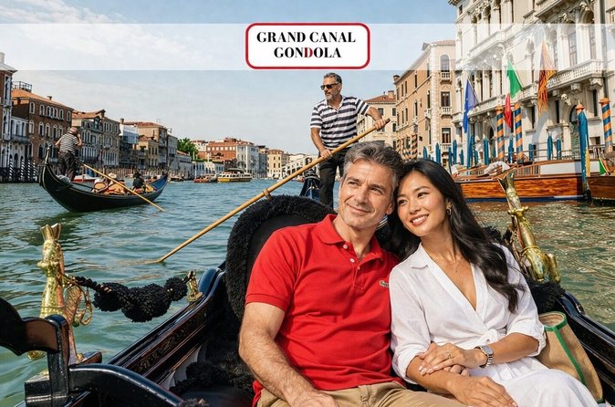 Giro in gondola sul Canal Grande con Storytelling e Gondola GalleryTM