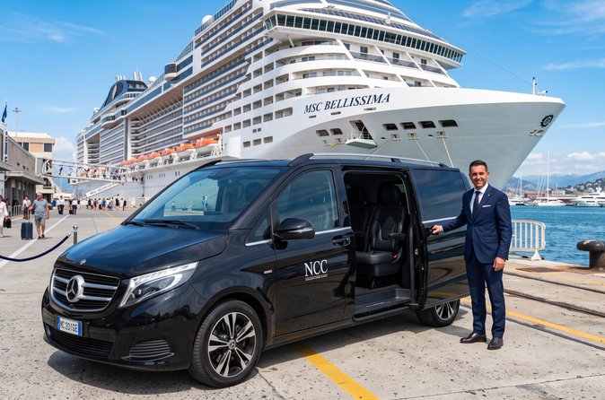 Trasferimento di Lusso Privato da Porto di Civitavecchia a Roma al Lato del Molo