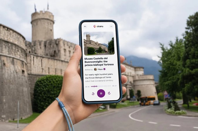 Tour audio guidato a Trento in autonomia