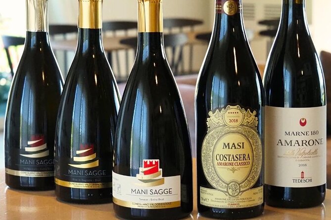 Degustazione esclusiva Superior Prosecco e Amarone