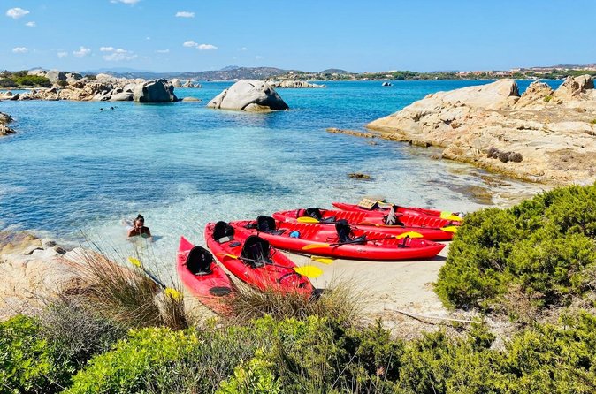 Kayak Tour a Maddalena e Caprera + Snorkeling e Aperitivo Tipico