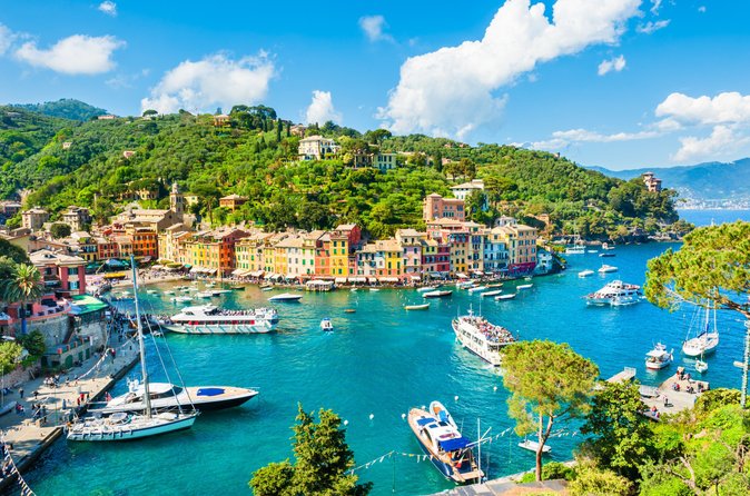 Genova : Escursione guidata a terra di Portofino e tour privato in barca