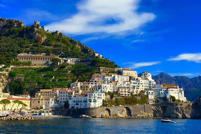 Positano & Costiera Amalfitana Tour in barca per piccoli gruppi da Sorrento