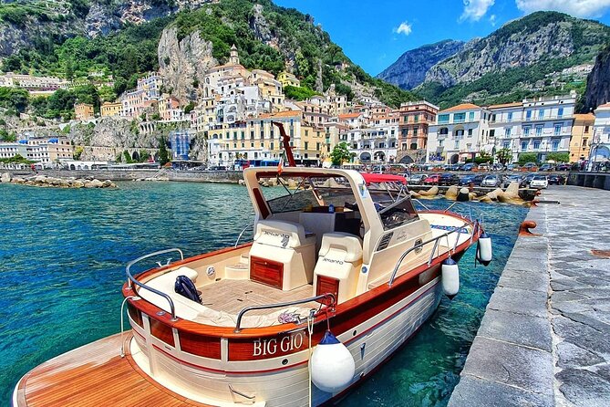 Amalfi & Positano Boat Experience con tempo libero e trasferimento