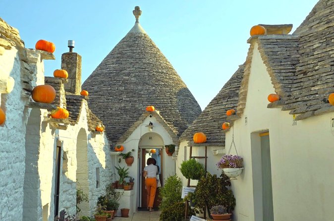 Tour: Alberobello, Ostuni, Locorotondo: Local Guide & Lunch