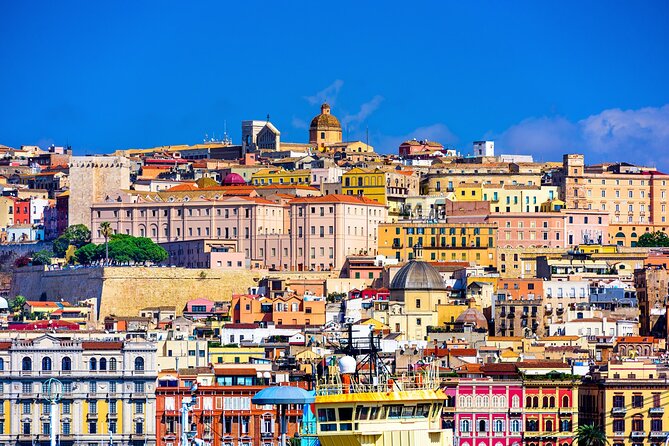 Cagliari city tour e parco fenicotteri in minivan e a piedi